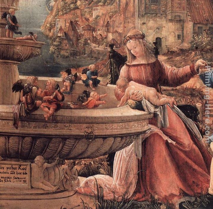 Denys van Alsloot Rest On The Flight Into Egypt (detail)